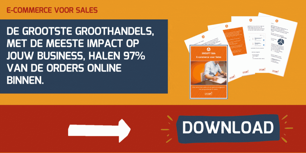 GROUP7 E-commerce voor sales download banner